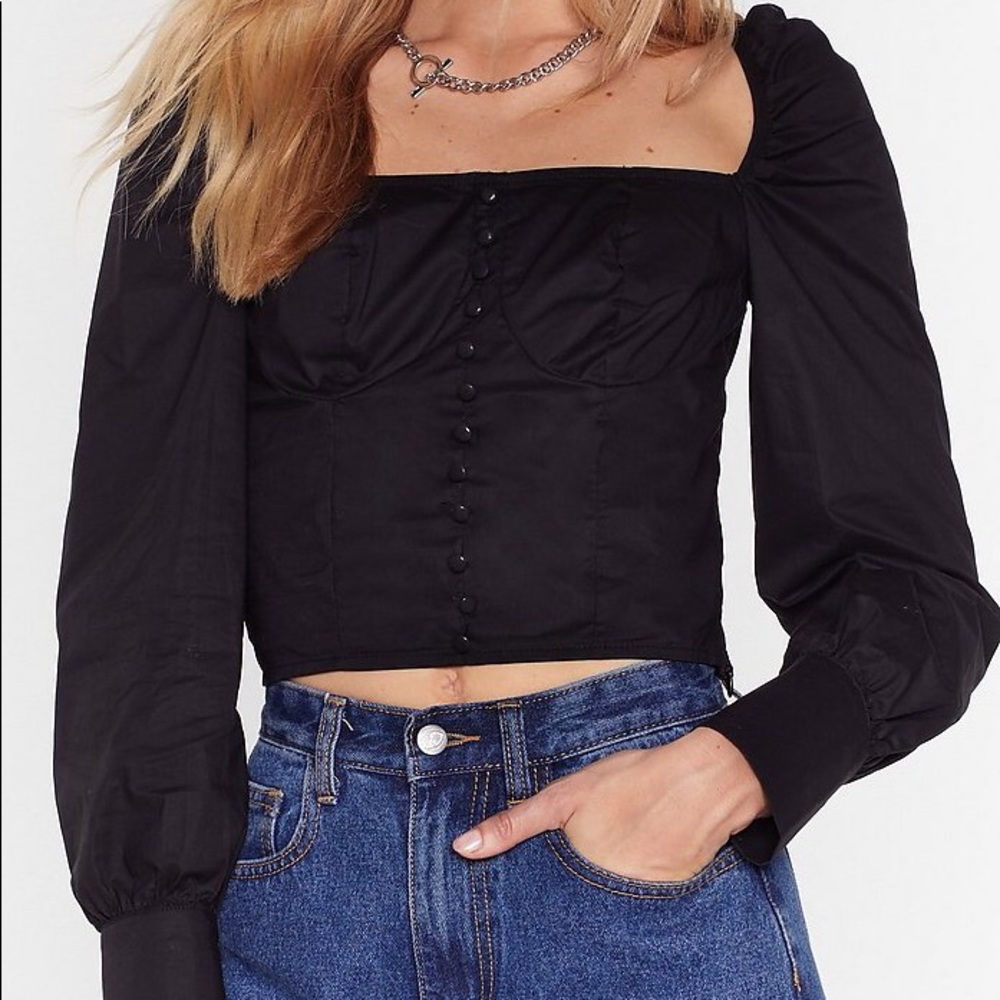 Straight Talk Crop Top